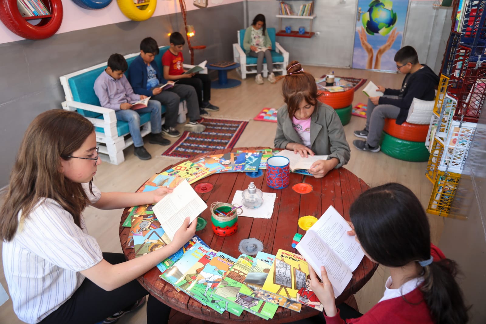 Van’da malzemelerden “Geri Dönüşüm” kurdular