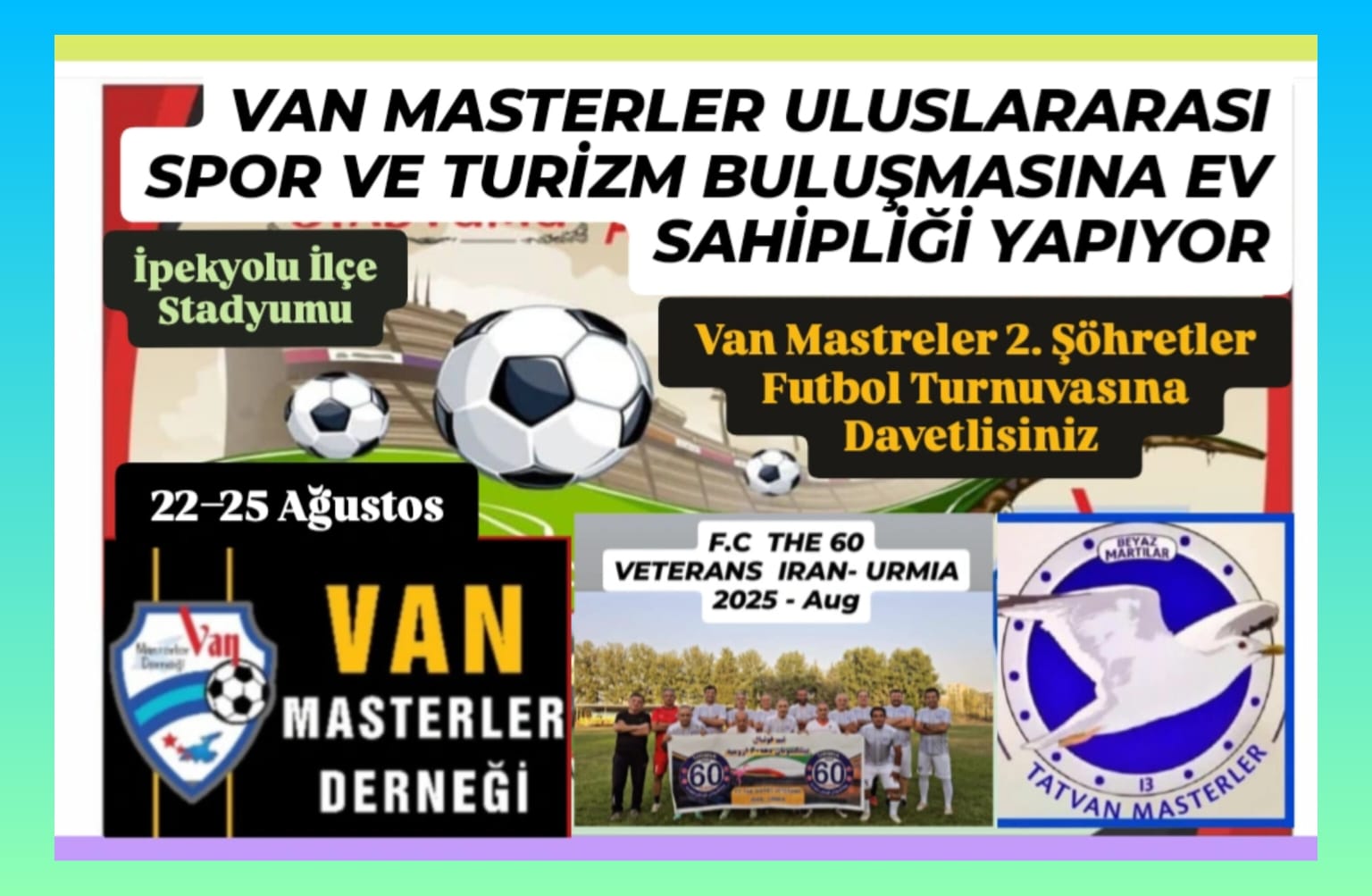 Van Masterlar dev organizasyona ev sahipliği yapacak !