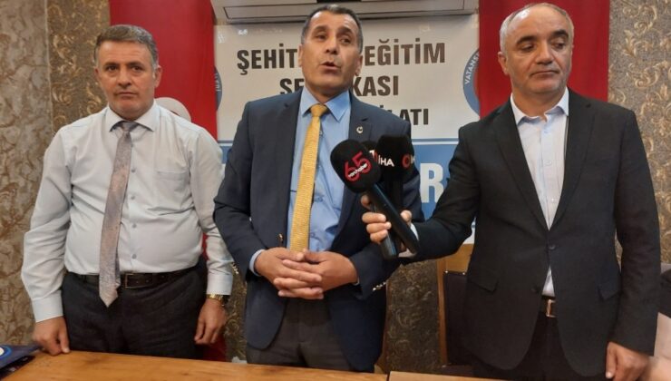 Şehit Gazi Eğitim Sendikası Genel Başkanı Tayyip Dalgın Van’a geldi