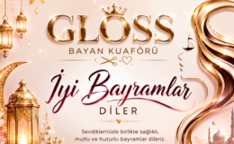 Gloss Bayan Kuaförü iyi bayramlar diler