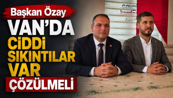 Başkan Özay basınla buluştu