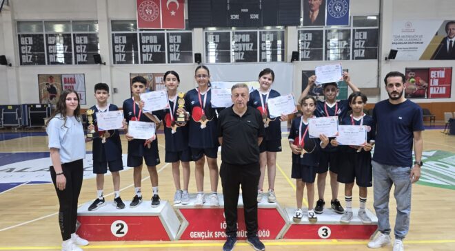 Vanlı Sporcular Masa Tenisi Ana ligine Damga Vurdu