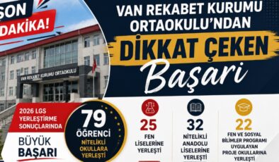 Van’da Gururlandıran LGS Sonucu : 79 Öğrenci Nitelikli Okullarda