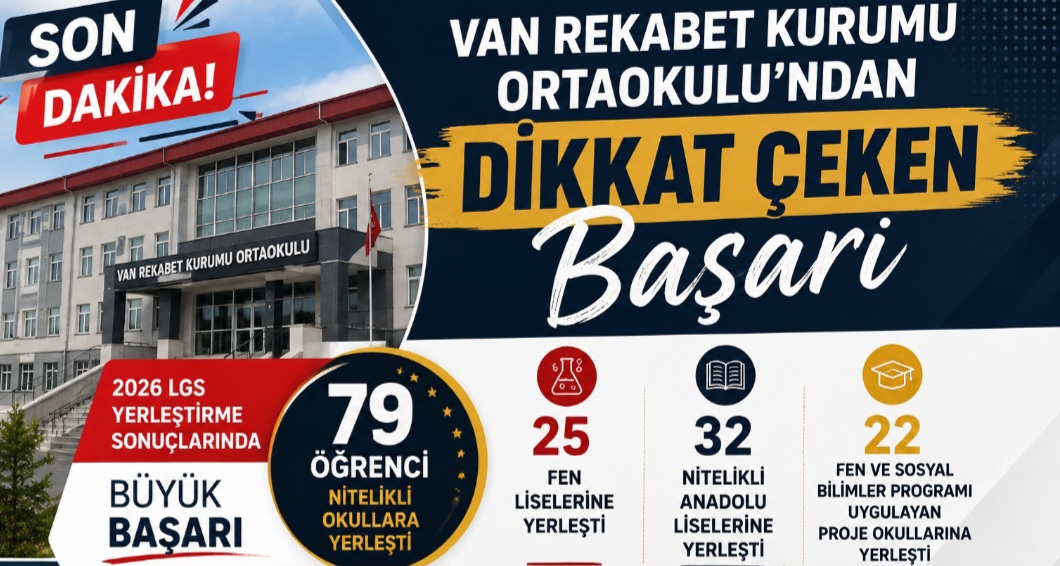 Van’da Gururlandıran LGS Sonucu : 79 Öğrenci Nitelikli Okullarda