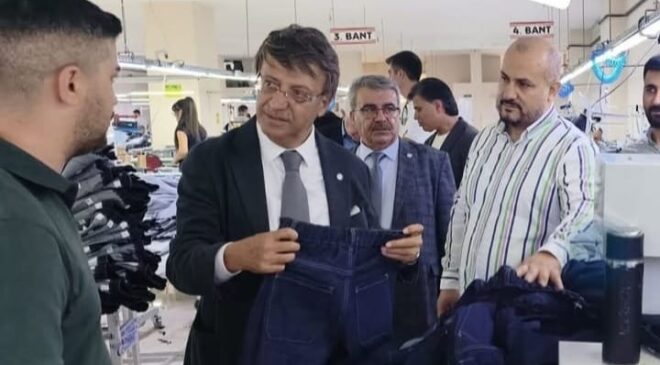 TÜRKMENOĞLU’NDAN TEKSTİL ATÖLYELERİNE ZİYARET