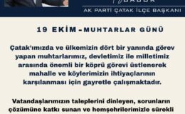 AK Parti Çatak İlçe Başkanı Fazıl Babur’dan Muhtarlar Günü Açıklaması